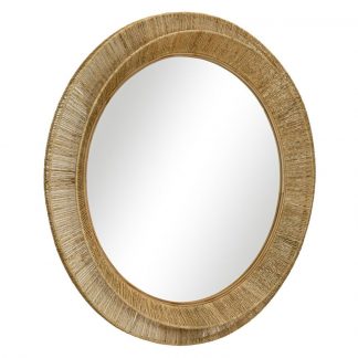 COLLINS LARGE MIRROR IN NATURAL