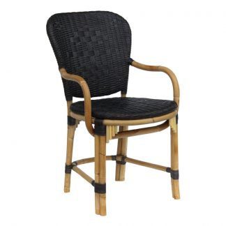 Fota Arm Chair in Black