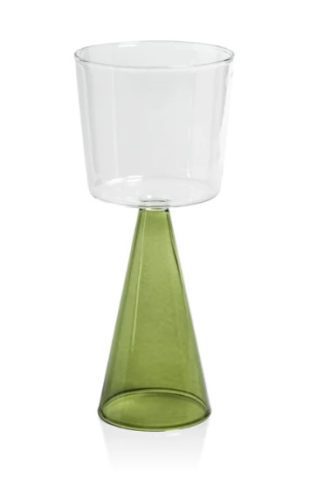 VENETO GLASSWARE GREEN WHITE WINE GLASS