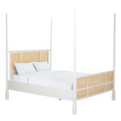 STOCKHOLM QUEEN BED IN WHITE
